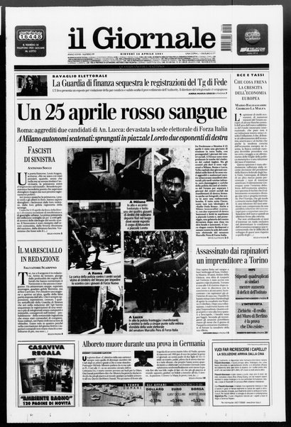 Il giornale : quotidiano del mattino